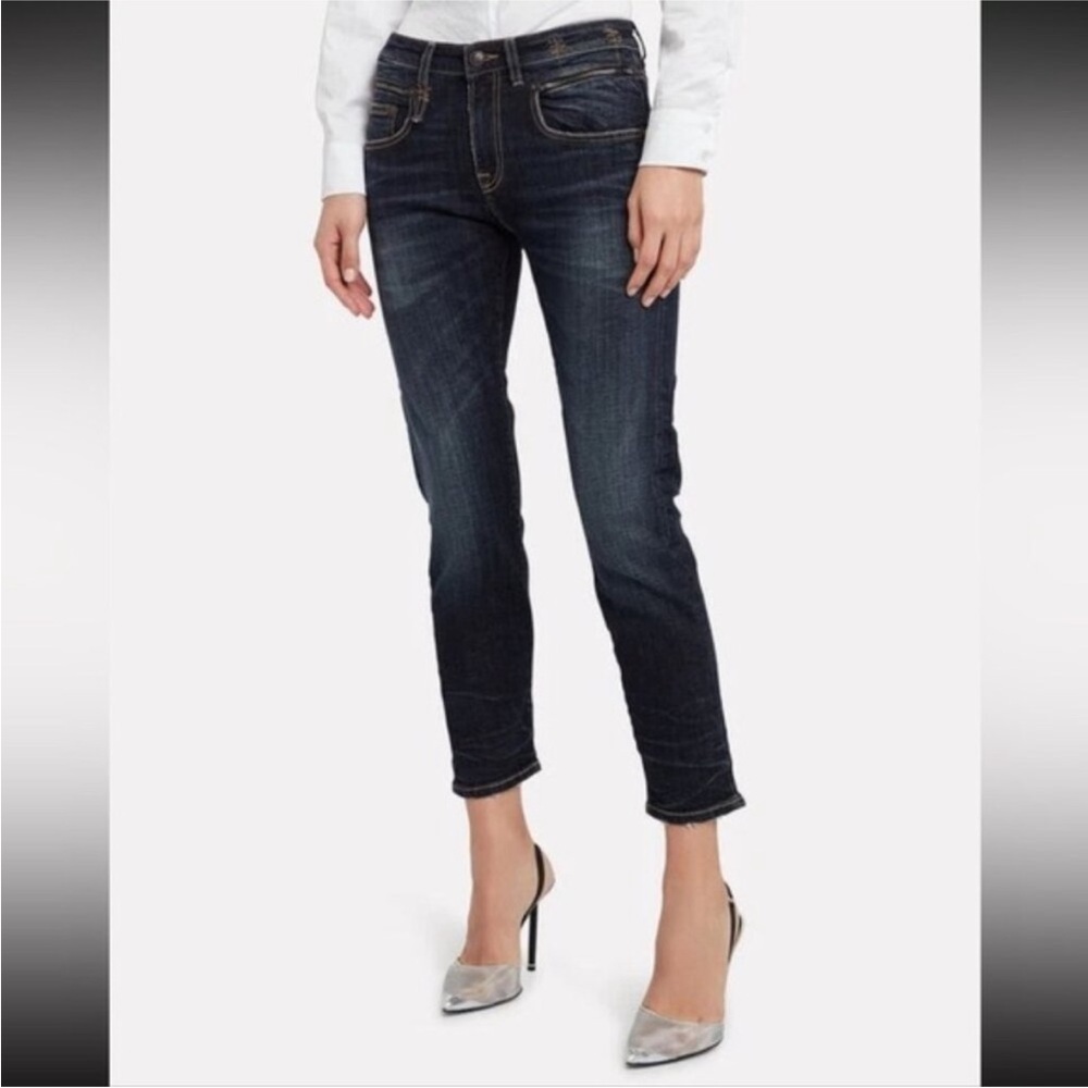 R13 Biker Boy Jeans in Howell Indigo
